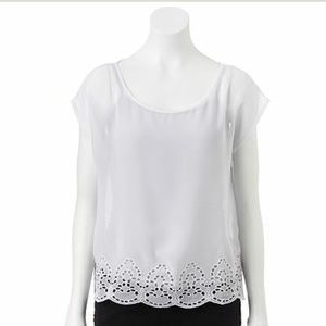 LC Lauren Conrad sheer top